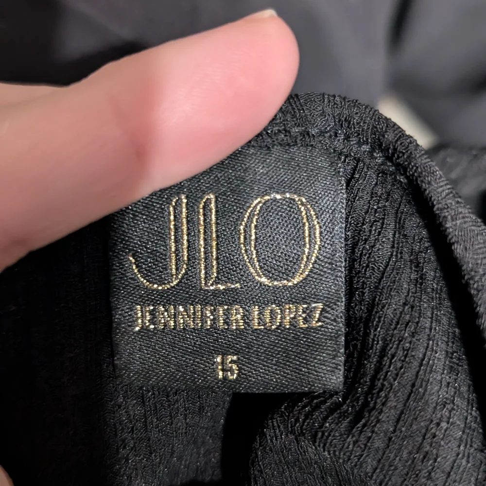 Jennifer Lopez Black Sheer Sleeve Blouse - Picture 5 of 5